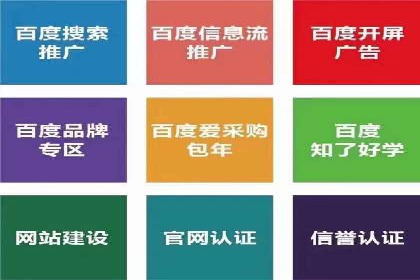 百度广告推广案例费用对比